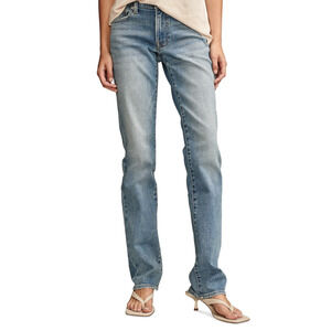 Lucky Brand Women Mid Rise Straight Leg Jeans Wanderer Size 10/30 (Pre-owned)